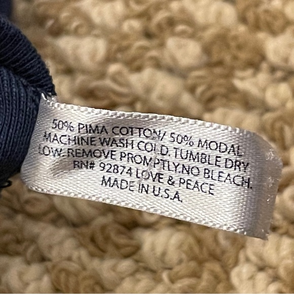 Splendid Blue Cotton V-Neck Cardigan Small - Picture 5 of 7